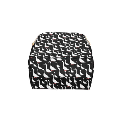 Goose Pattern Print Design 01 Diaper Bag Backpack
