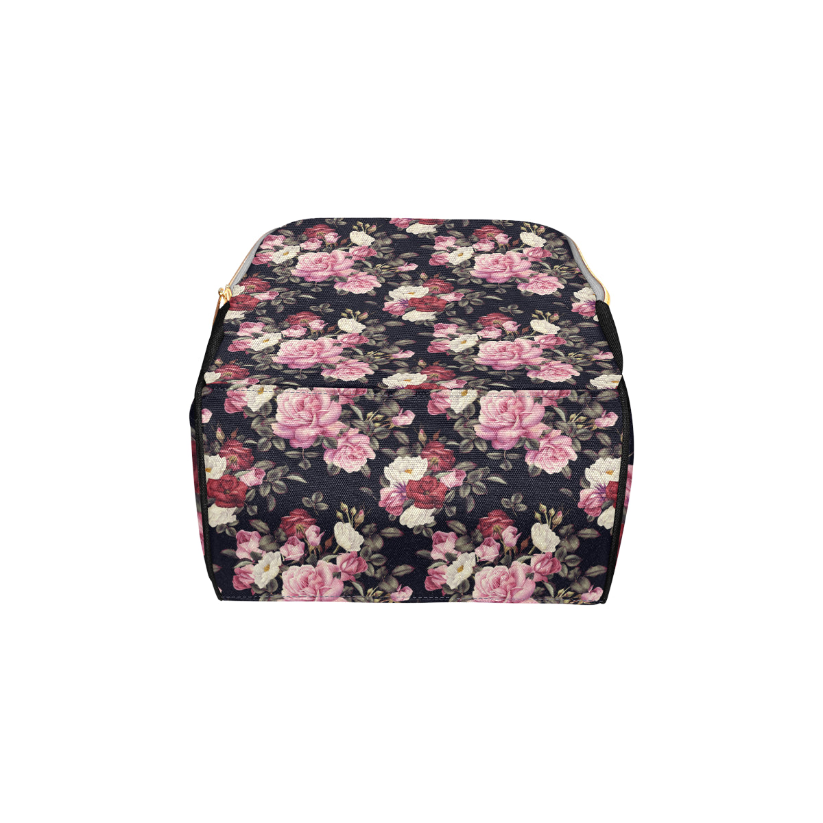 Rose Pattern Diaper Bag Backpack