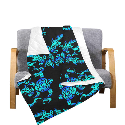 Sea turtle Polynesian Tribal Hawaiian Premium Quilt