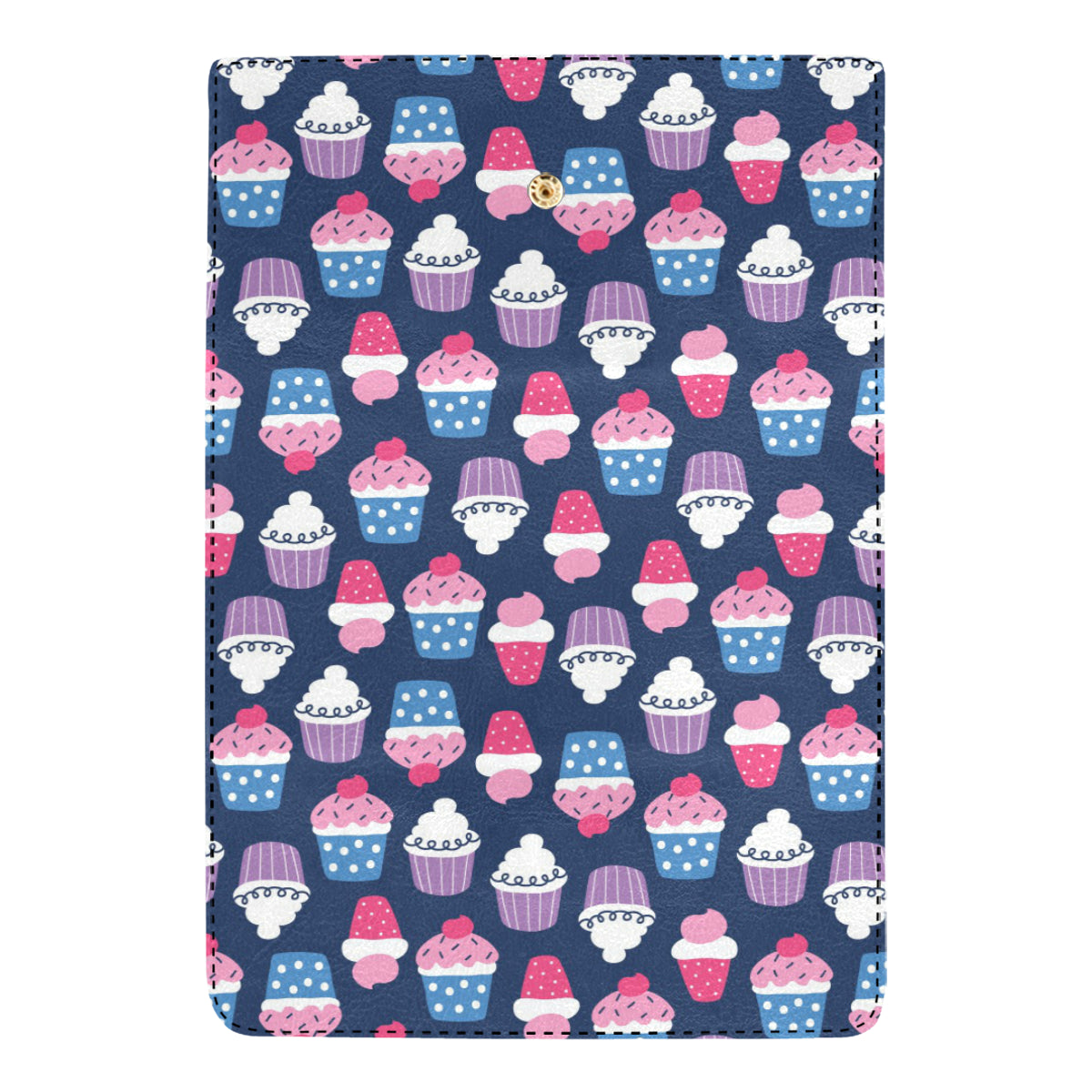 Cupcake Pattern Print Design CP04 Women's Trifold Wallet