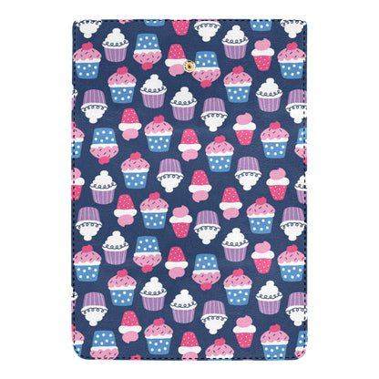 Cupcake Pattern Print Design CP04 Women's Trifold Wallet