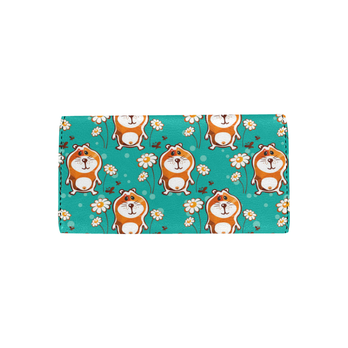 Hamster Pattern Print Design 01 Women's Trifold Wallet