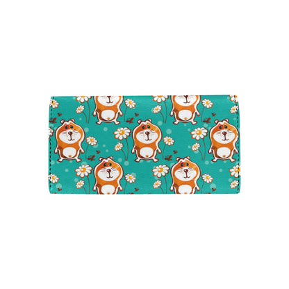 Hamster Pattern Print Design 01 Women's Trifold Wallet
