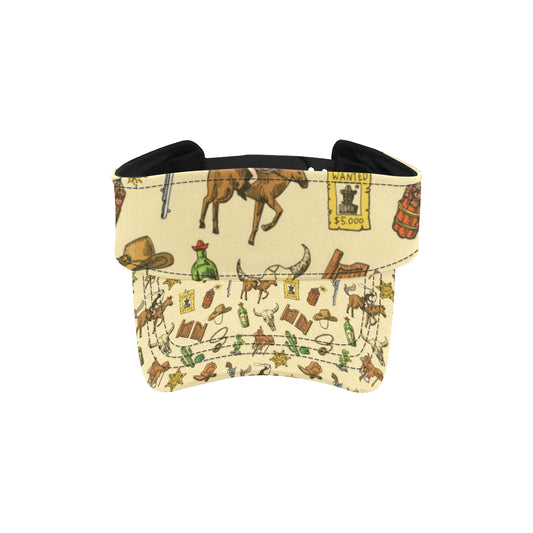 Cowboy Pattern Print Design 04 Unisex Sun Visor