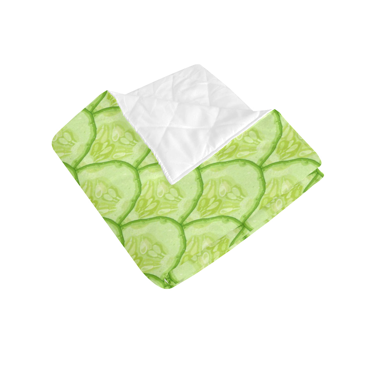 Cucumber Pattern Print Design CC04 Premium Quilt