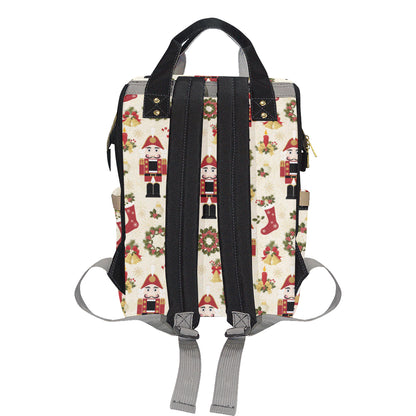 Nutcracker Pattern Print Design A01 Diaper Bag Backpack