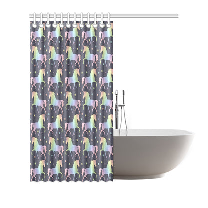 Rainbow Pattern Print Design A05 Shower Curtain