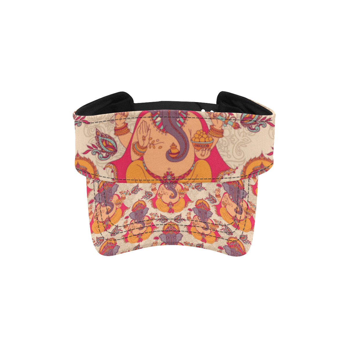 Ganesha Indian Pattern Print Design 02 Unisex Sun Visor