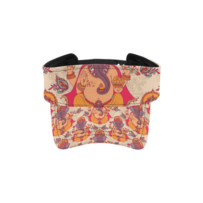 Ganesha Indian Pattern Print Design 02 Unisex Sun Visor