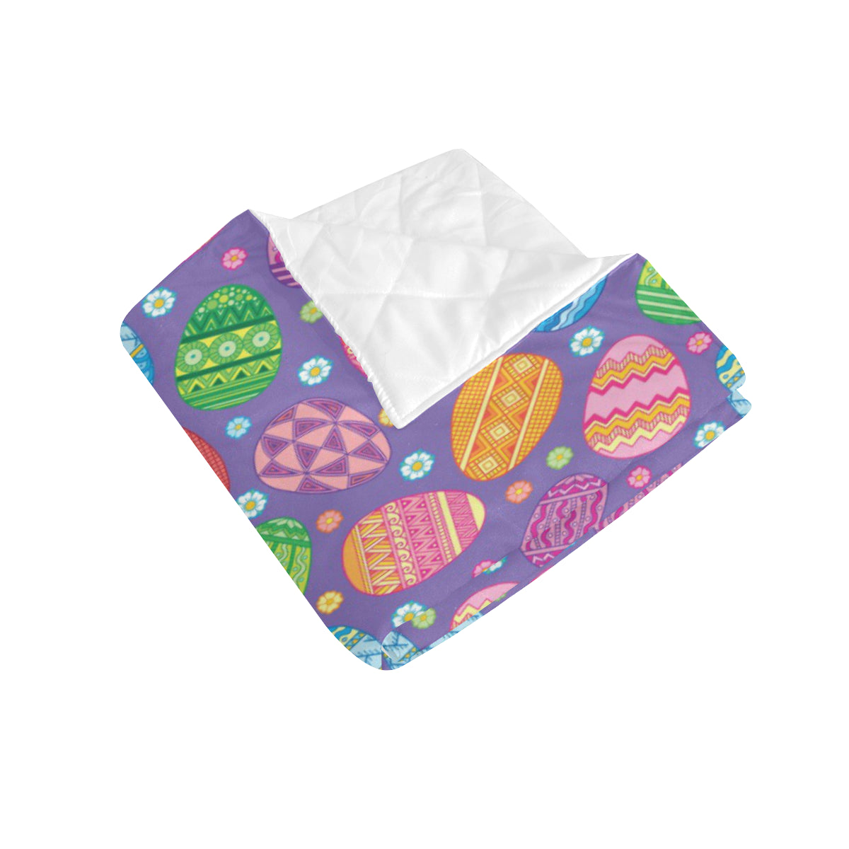 Easter Eggs Pattern Print Design RB010 Premium Quilt