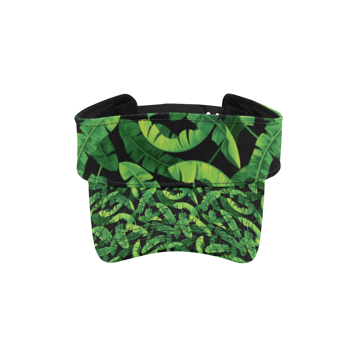 Banana Leaf Pattern Print Design 02 Unisex Sun Visor
