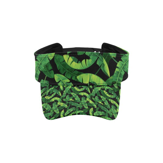 Banana Leaf Pattern Print Design 02 Unisex Sun Visor