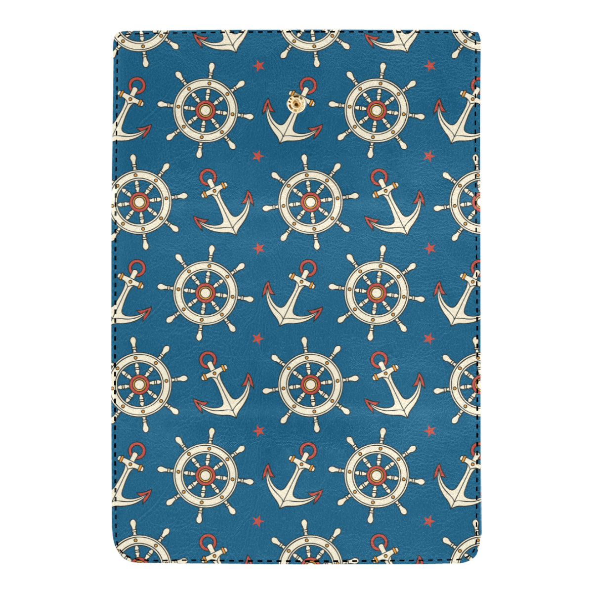 Anchor Pattern Print Design 02 Women's Trifold Wallet