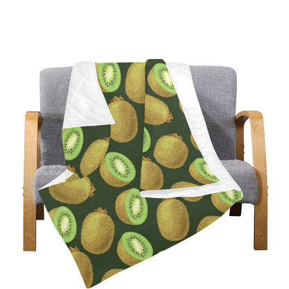 Kiwi Pattern Print Design KW04 Premium Quilt