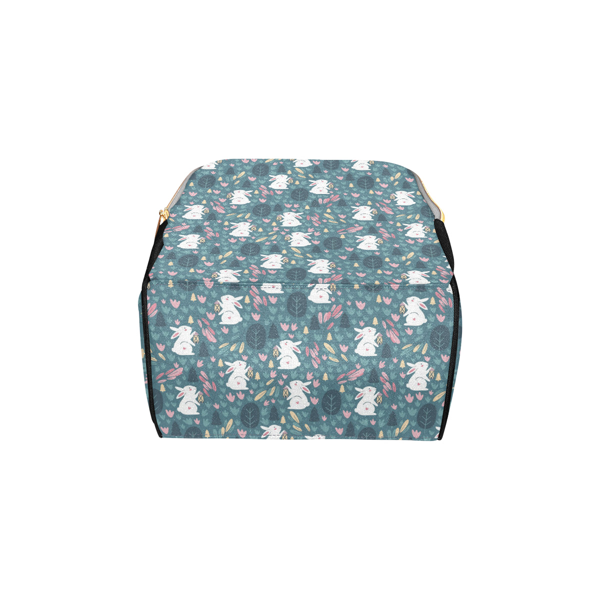 Rabbit Pattern Print Design RB013 Diaper Bag Backpack