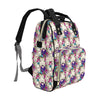 Sheep Print Design LKS403 Diaper Bag Backpack