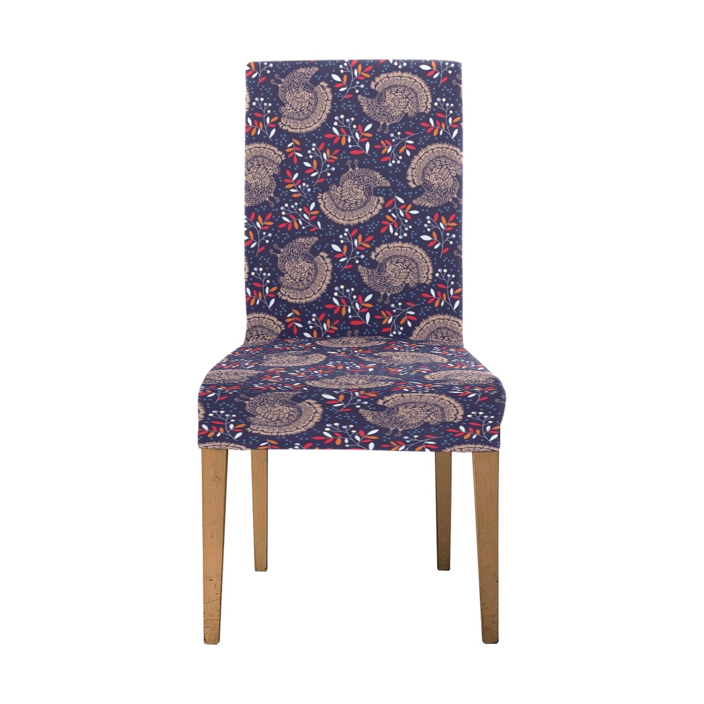 Turkey Print Design LKS401 Dining Chair Slipcover