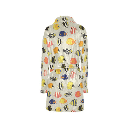 Angelfish Print Design LKS401 Women's Fleece Robe