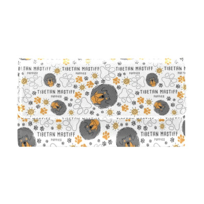 Tibetan Mastiffs Print Design LKS302 Women's Trifold Wallet