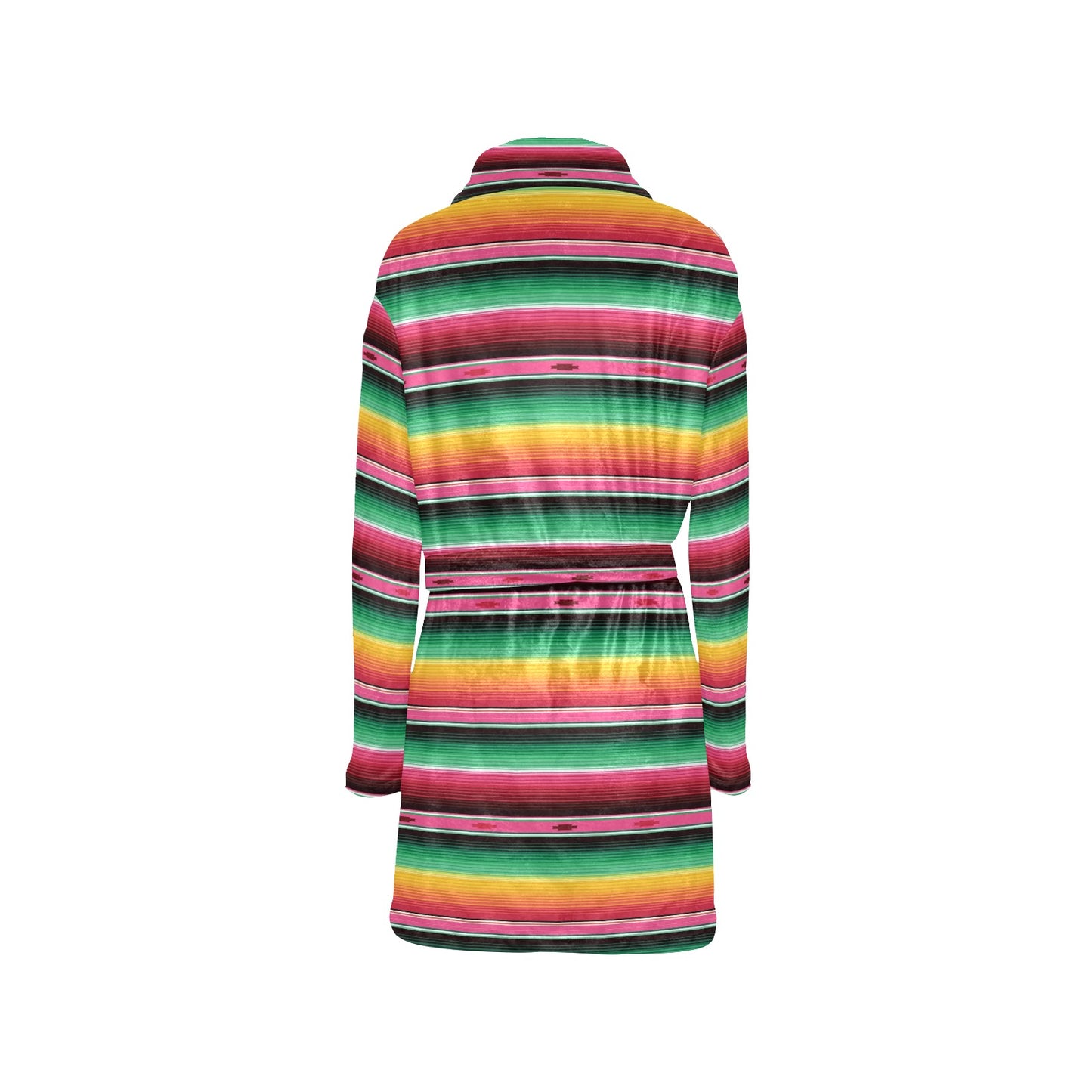 Mexican Blanket Classic Print Pattern Women's Fleece Robe
