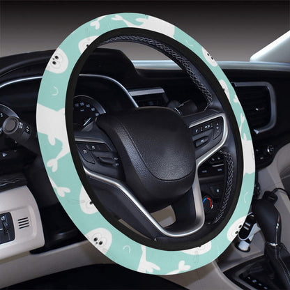 Sea Lion Print Design LKS401 Steering Wheel Cover with Elastic Edge
