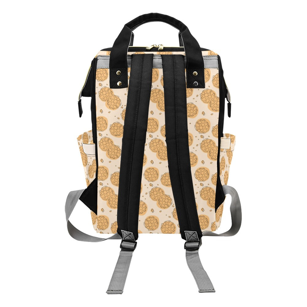 Waffle Print Design LKS303 Diaper Bag Backpack