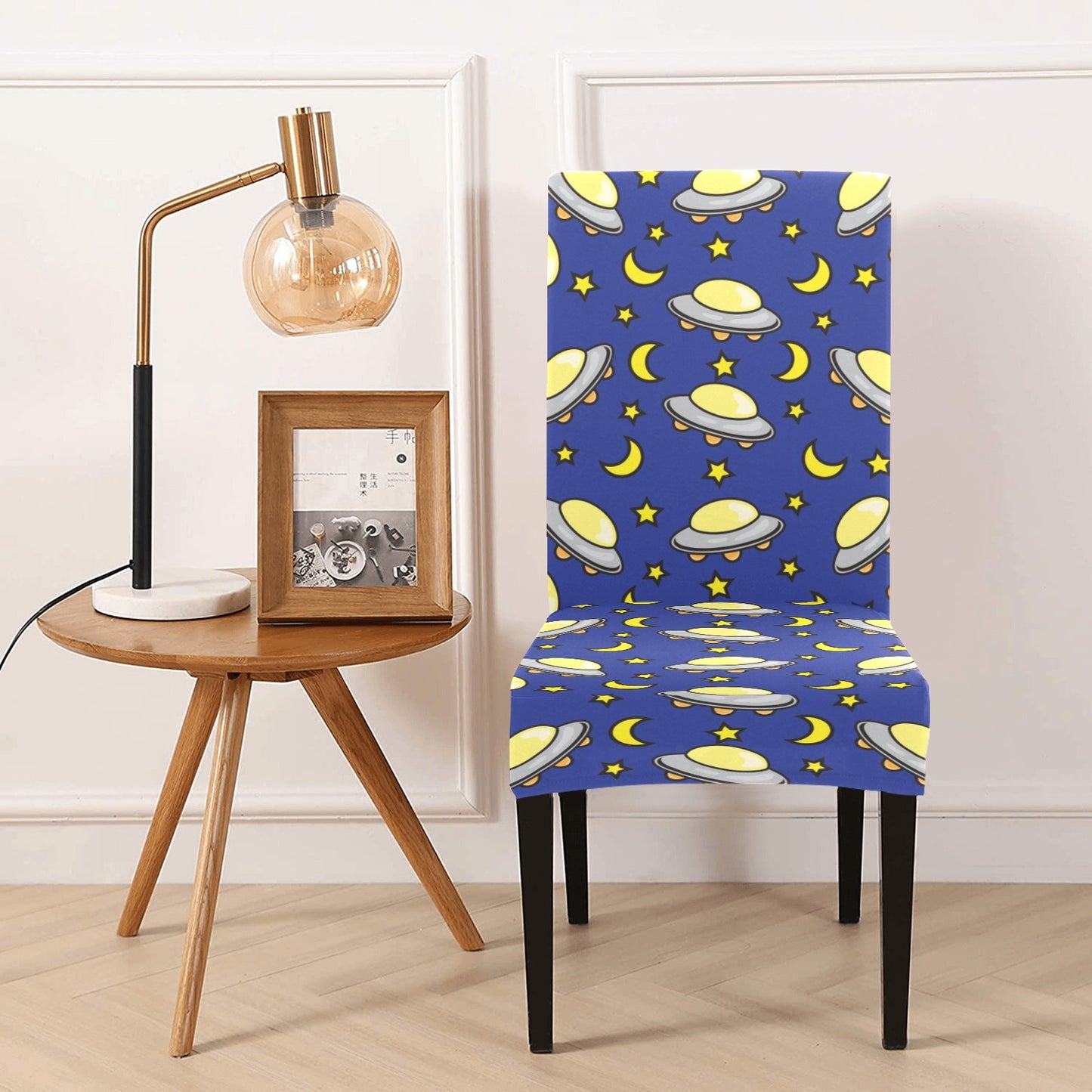 UFO Print Design LKS309 Dining Chair Slipcover
