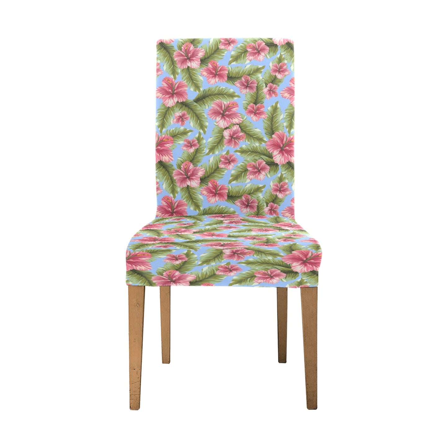 Tropical Flower Print Design LKS301 Dining Chair Slipcover