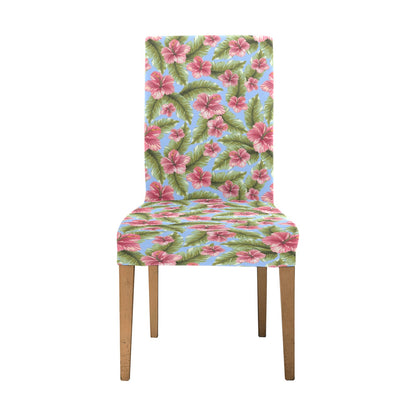 Tropical Flower Print Design LKS301 Dining Chair Slipcover