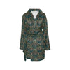 Sun Moon Print Design LKS307 Women's Fleece Robe