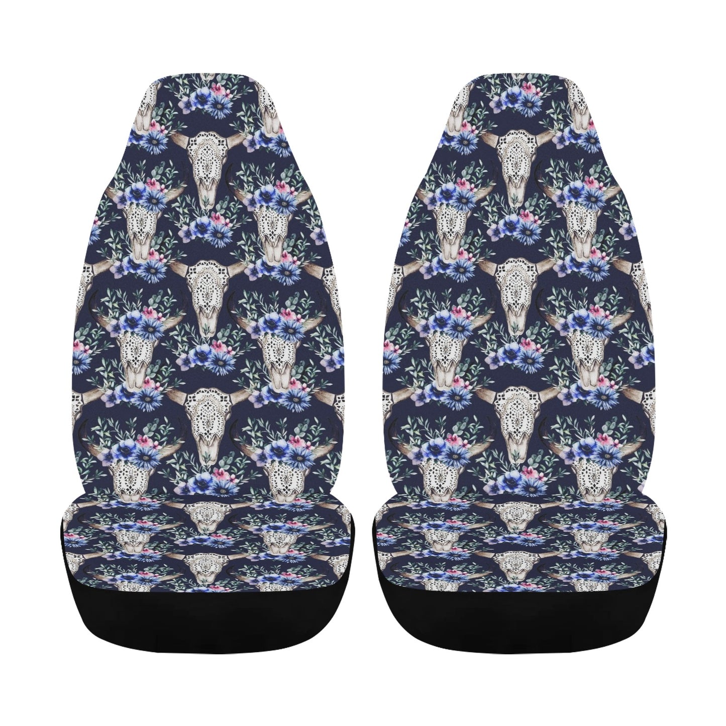Buffalo Head Print Design LKS402 Car Seat Covers