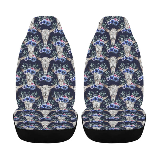 Buffalo Head Print Design LKS402 Car Seat Covers