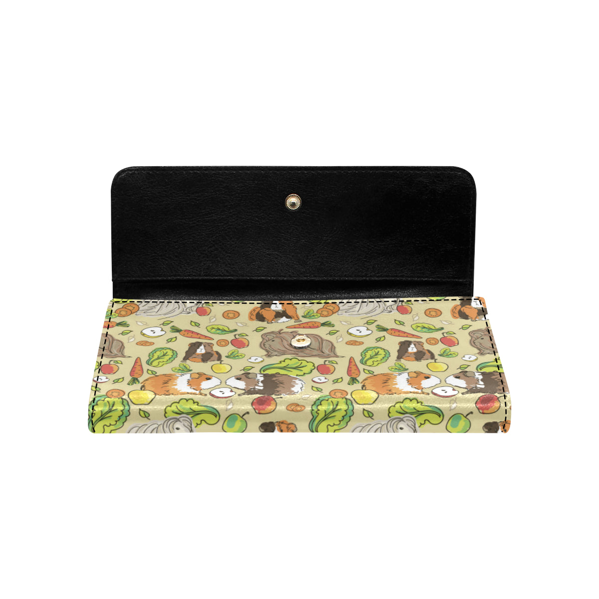 Guinea Pig Pattern Print Design 02 Women's Trifold Wallet
