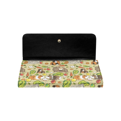 Guinea Pig Pattern Print Design 02 Women's Trifold Wallet