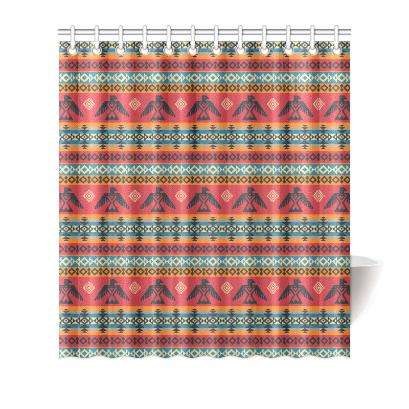 Eagles Native American Design Shower Curtain