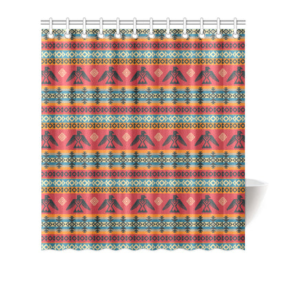 Eagles Native American Design Shower Curtain
