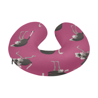 Emu Pattern Print Design 02 U-Shaped Travel Neck Pillow