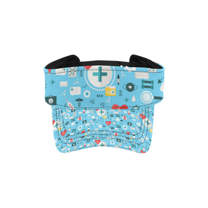 Medical Pattern Print Design 06 Unisex Sun Visor