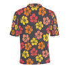 Hibiscus Pattern Print Design HB024 Men Polo Shirt