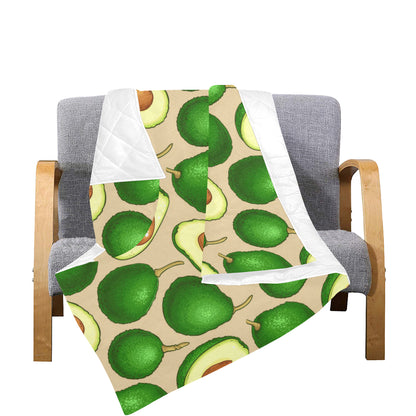 Avocado Pattern Print Design AC010 Premium Quilt
