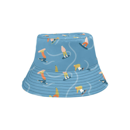 Snowboard Print Design LKS303 Unisex Bucket Hat