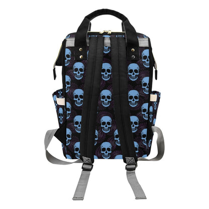 Skull Print Design LKS3012 Diaper Bag Backpack