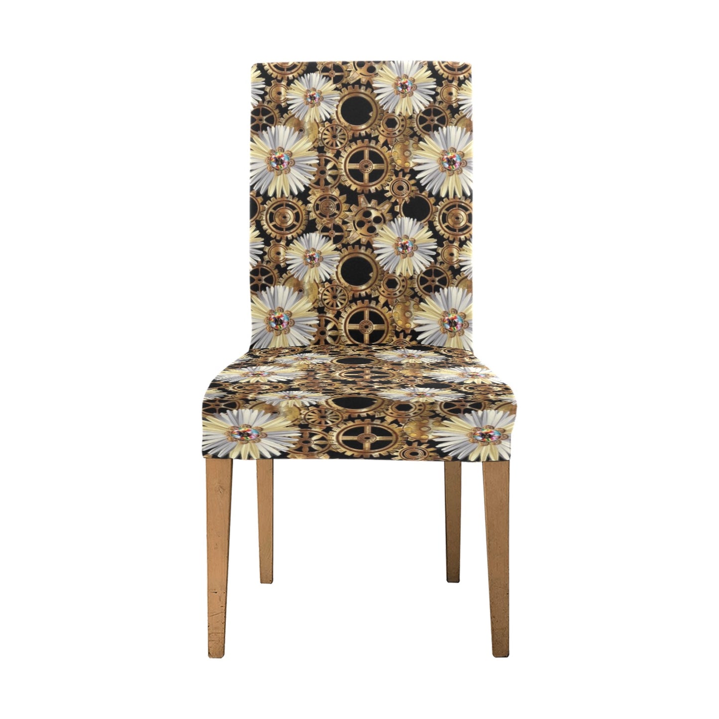 Steampunk Print Design LKS305 Dining Chair Slipcover