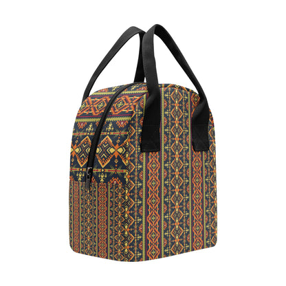 Kente Classic Design African Print Insulated Lunch Bag