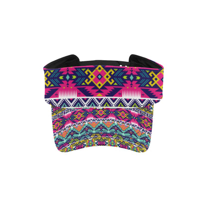 Indian Navajo Color Themed Design Print Unisex Sun Visor