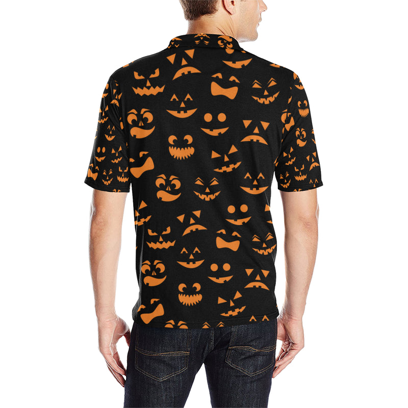 Halloween Pattern Print Design 02 Men Polo Shirt