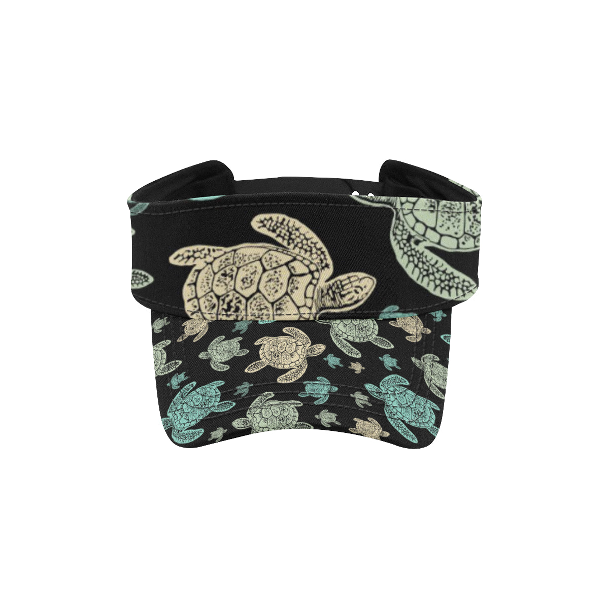 Sea Turtle Stamp Pattern Unisex Sun Visor