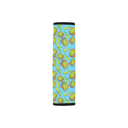 Sandwich Avocado Print Design LKS306 Car Seat Belt Cover