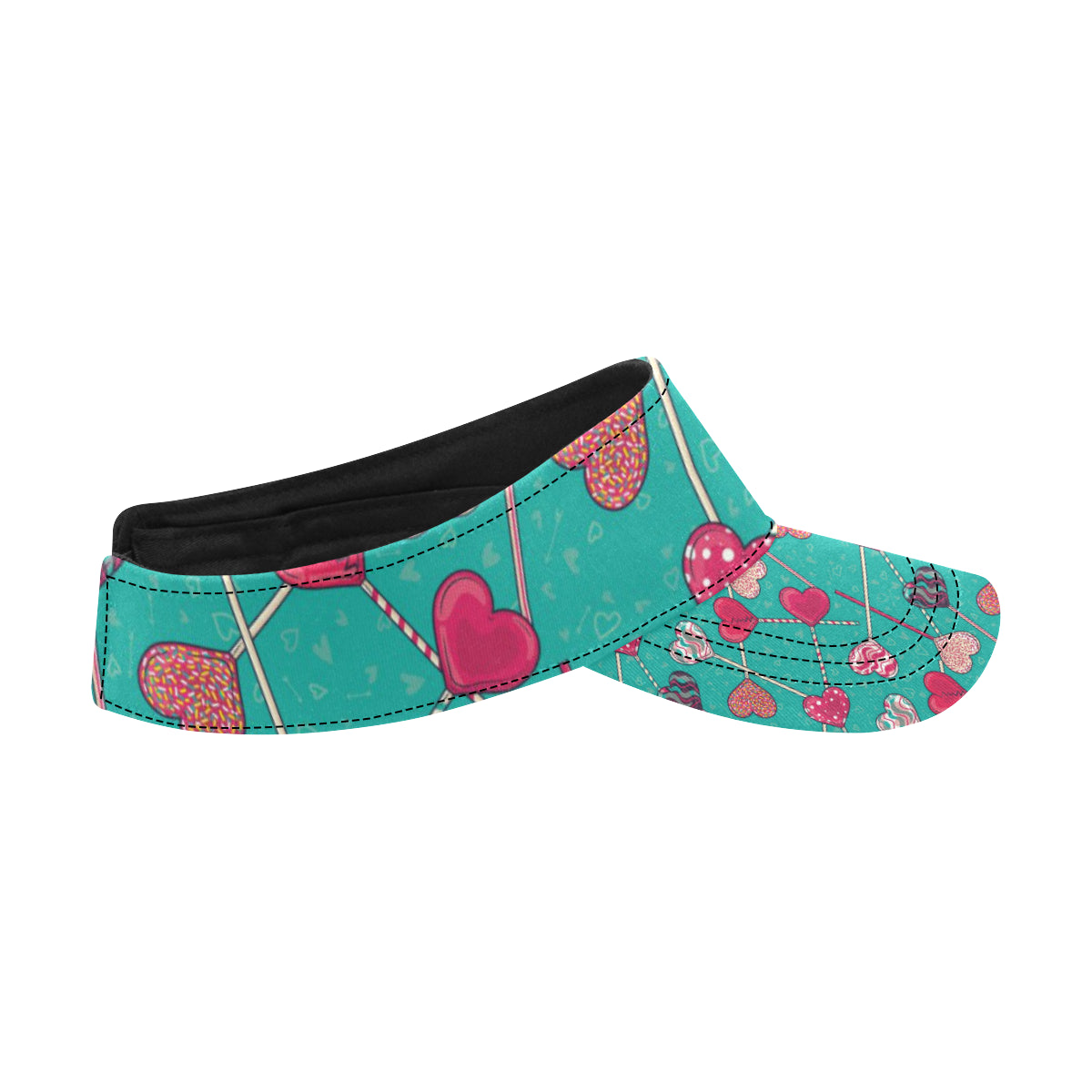 Lollipop Pattern Print Design LL01 Unisex Sun Visor