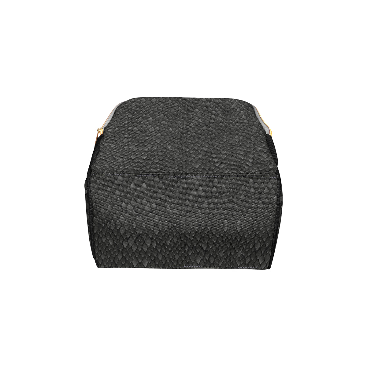 Snake Skin Black Print Diaper Bag Backpack